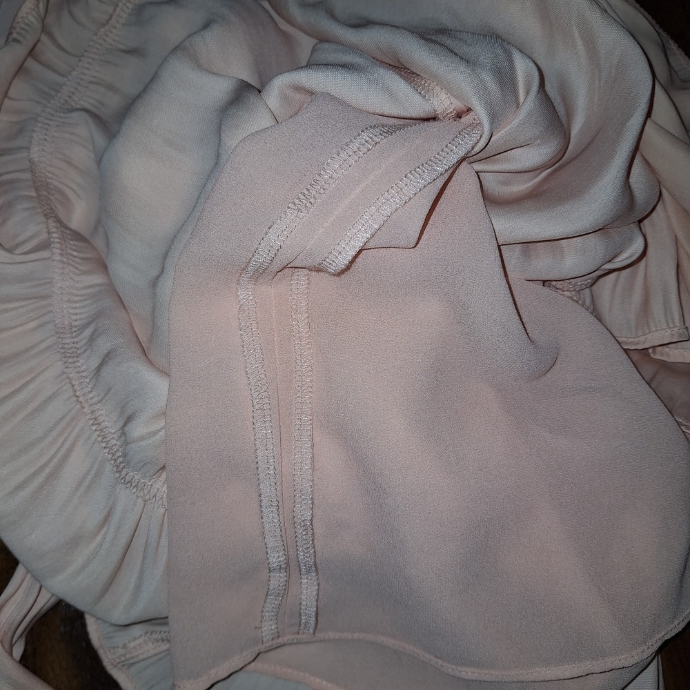 Valentine's Day Altar'd State Light Pink Puff Sleeve Mini Dress S Coquette Fairy - Picture 16 of 16